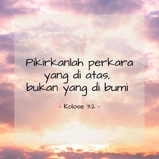 PIKIRKANLAH PERKARA YANG DI ATAS