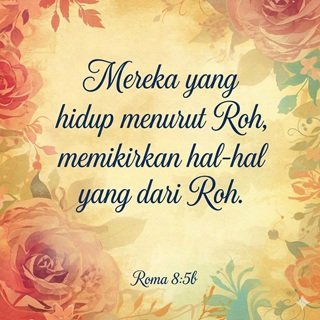 TANDA KEHIDUPAN YANG DIPIMPIN ROH KUDUS