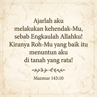 MENCARI KEHENDAK TUHAN? BERLUTUTLAH!