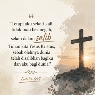 JANGANLAH MENJADI SETERU SALIB